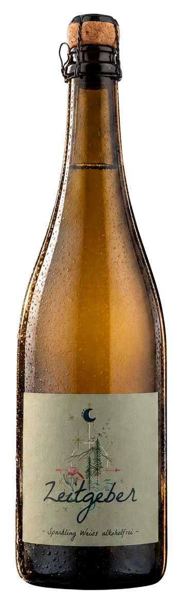 Flasche Zeitgeber Sparkling Weiß alkoholfrei